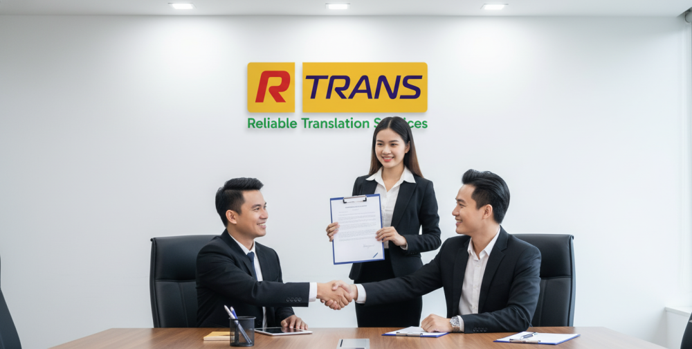 Những bản hợp đồng dịch thuật chuẩn xác từ RTRANS là cầu nối cho sự hợp tác thành công của khách hàng