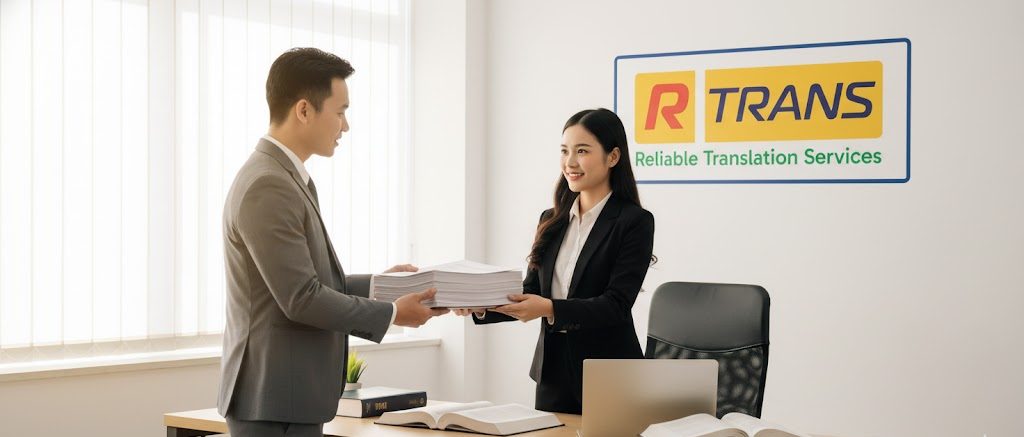 Khách hàng dịch thuật hồ sơ năng lực tại Dịch thuật uy tín - RTRANS